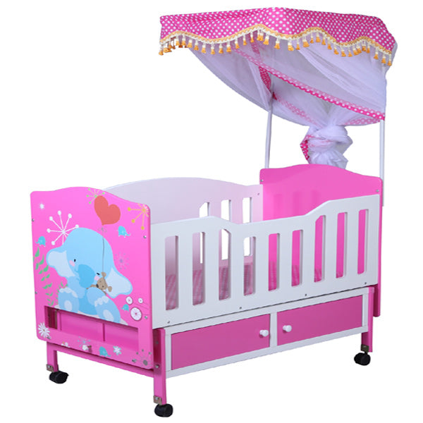 Junior Wood Baby Cot BC-5382-8