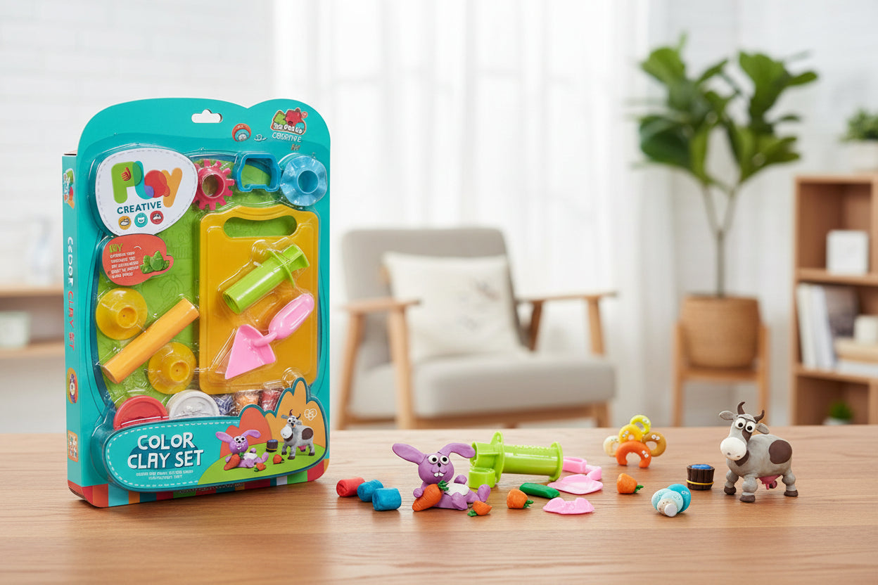 COLOURD MUD CLAY SET