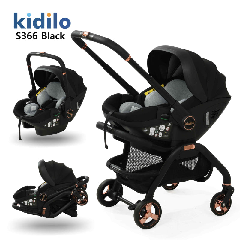 BABY STROLLER 3 IN 1 ONLY BLACK COLOUR AVAILABLE