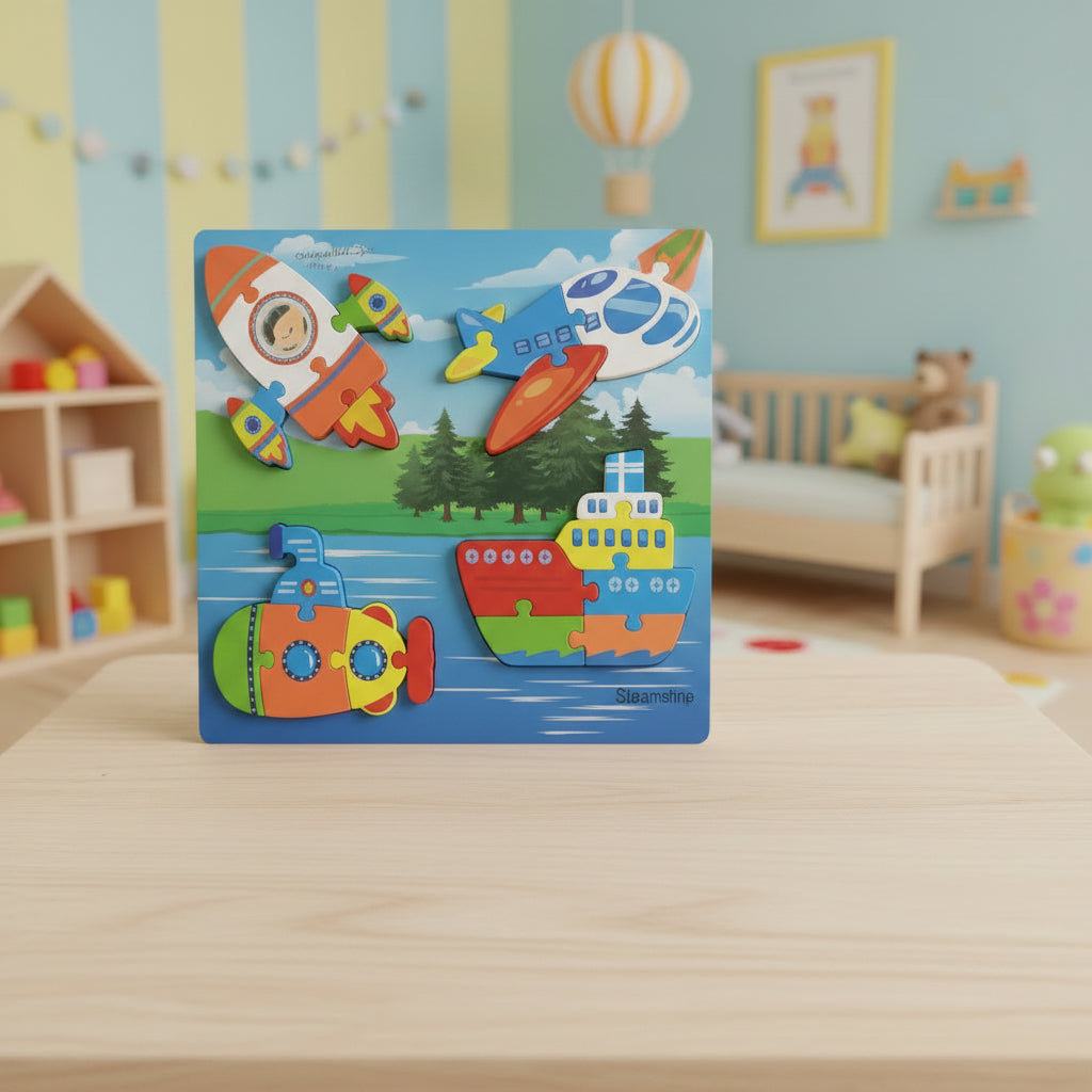 WOODEN TOY SHAPE PUZZLE
