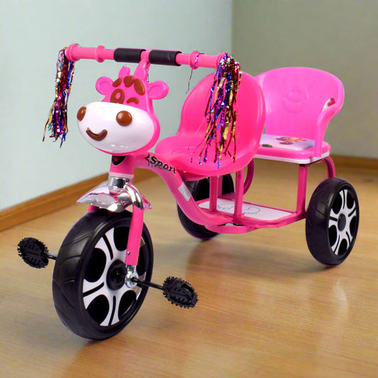 2 Kids Pink Tricycle T-809F