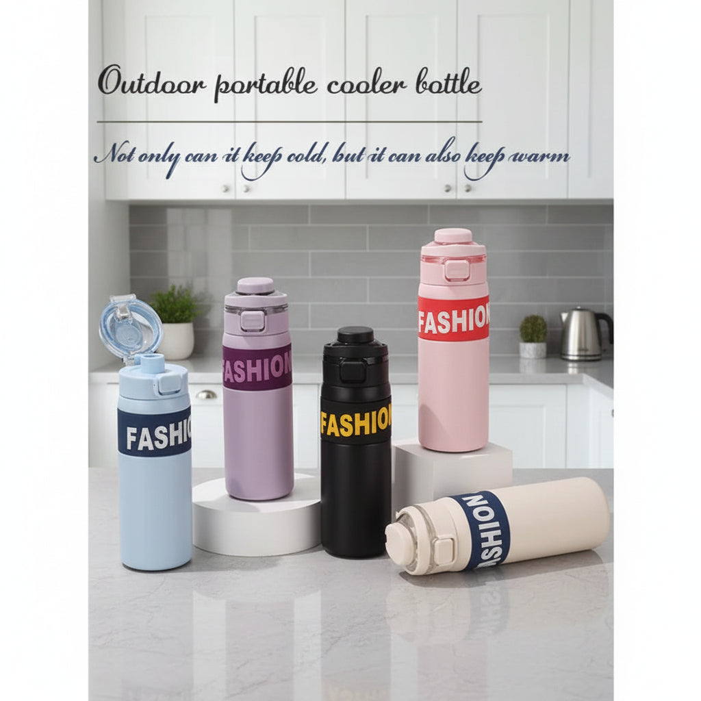 STEEL WATER BOTTLE 650ML HOT & COOL