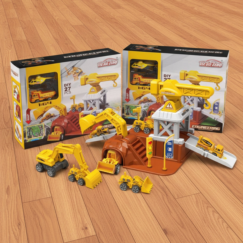 TRACK & TRAIN TOY SET
