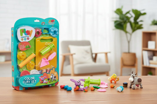 COLOURD MUD CLAY SET