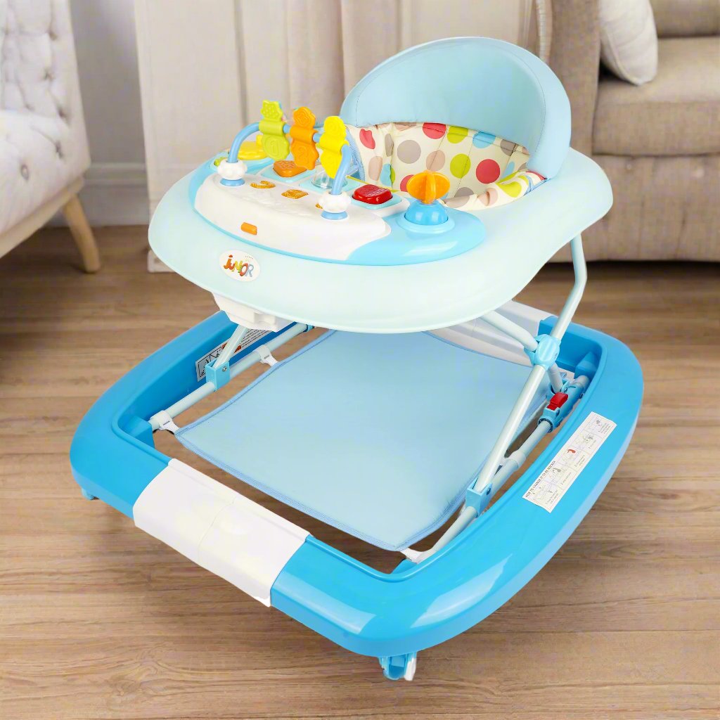 Junior Blue Baby Walker  2 IN 1 W-210
