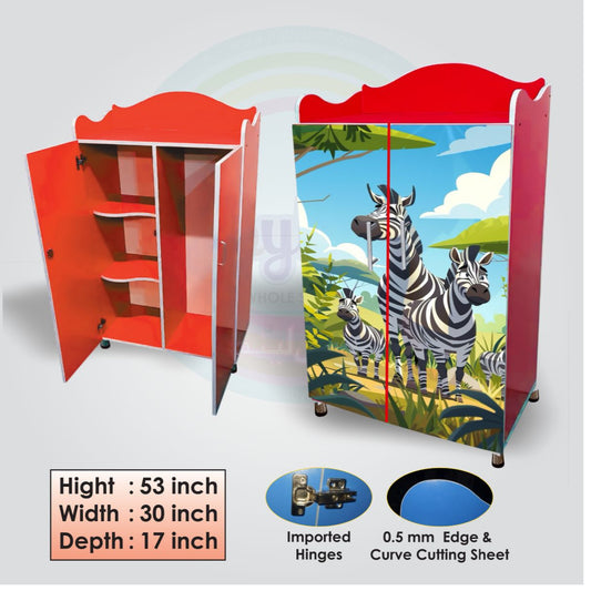 WOODEN ALMIRAH ZEBRA