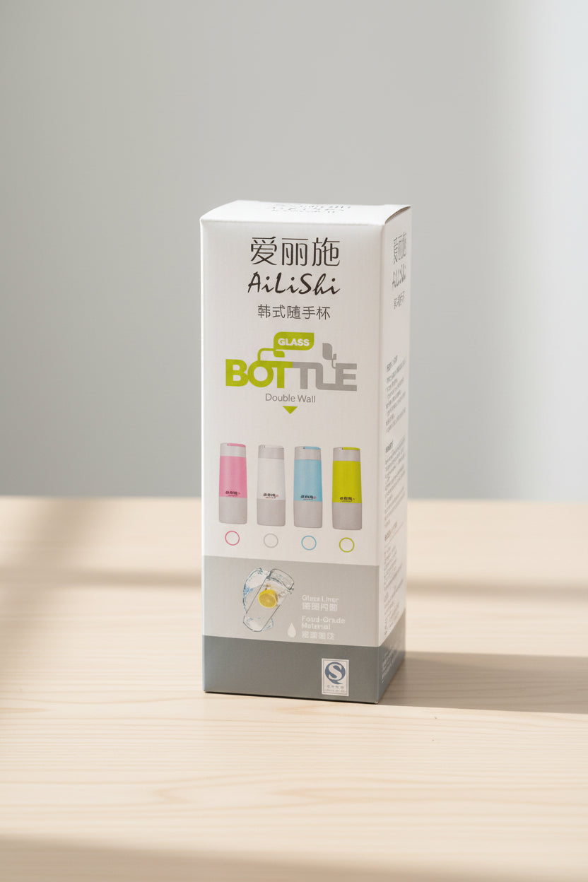 GLASS WATER BOTTLE
